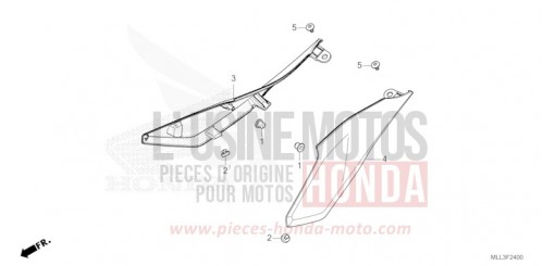 COUVERCLE LATERAL CB1000S de 2025